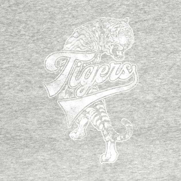 Tigers Mascot T Shirt Vintage Sports Name Tee Design by bigraydesigns